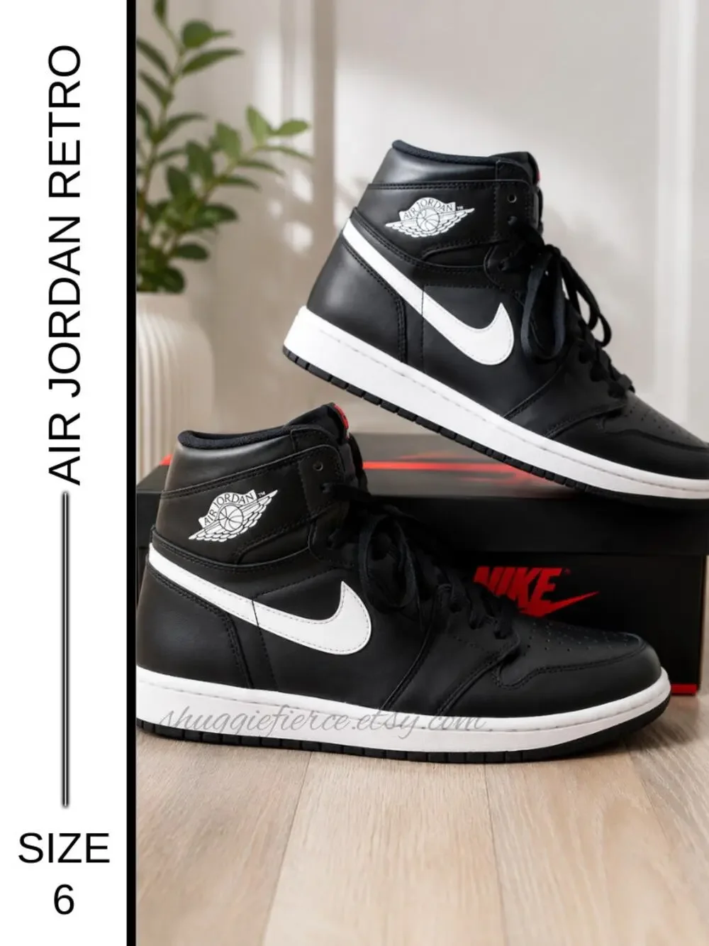 ORIG MSRP: $120 ✨Air Jordan 1 Retro High OG “Yin Yang” Black – 6.5Y / Women’s 8✨